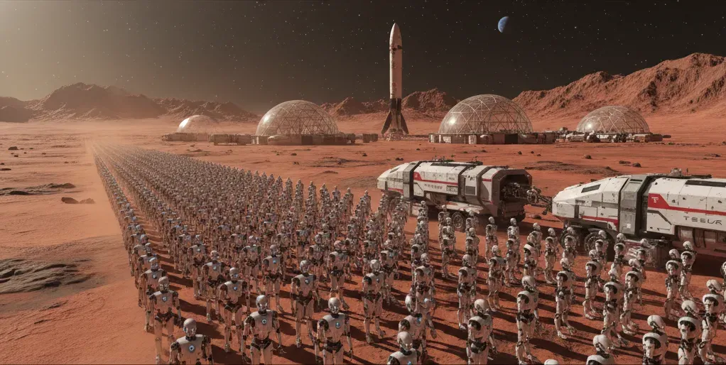 機器人、星鏈與殖民火星，馬斯克對特斯拉的願景，可能會遲到但從不缺席?