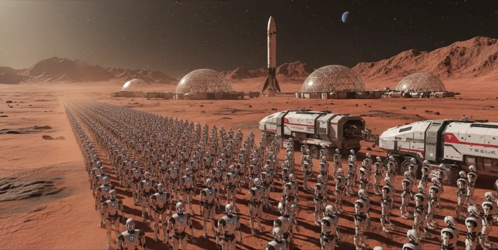 機器人、星鏈與殖民火星，馬斯克對特斯拉的願景，可能會遲到但從不缺席?